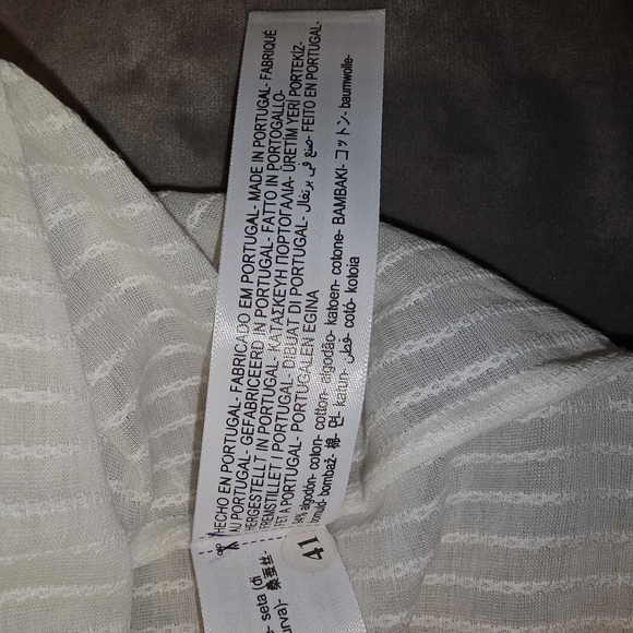 Massimo Dutti Cream Textured Sleeveless Top - Picture 5 of 7